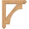 Ekena Millwork Westlake Arts and Crafts Smooth Bracket w/ Offset Brace, Western Red Cedar, 5 1/2"W x 24"D x 28"H BKT0604X24X28WTL03SWR - alternate 3